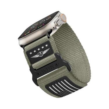 Imagem de Pulseira De Nylon Esportiva De 49mm 45mm 46mm 44mm Para Apple Watch Ul