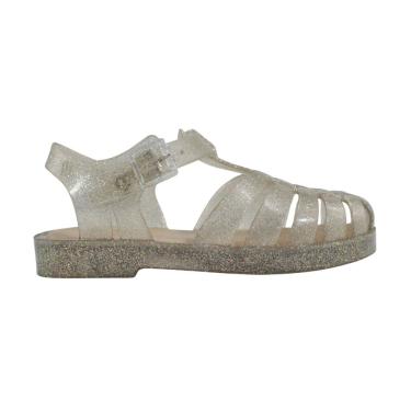 Imagem de Sandália Mini Melissa Possession Shiny Infantil Bege Glitter