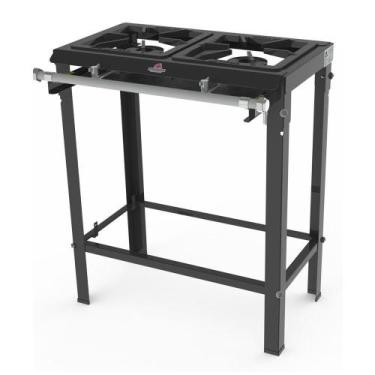 Imagem de Fogão a Gás Progás 2 Queimadores Baixa Pressão com Pés PMS-200