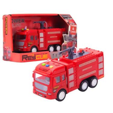 Imagem de Brinquedo Carro De Bombeiro Com Luz E Som Cbs0618 - Castela - Castela 