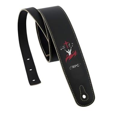 Imagem de Correia Alça Religiosa Cruz Worship Louvor Para Guitarra Violão - RPC
