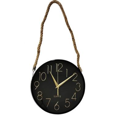 Imagem de Relógio de Parede para Sala Quarto Cozinha com Alça de Corda