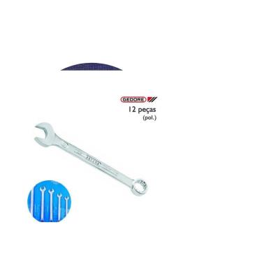 Imagem de Chave Combinada Jogo 3/8 A 1 12 Pçs