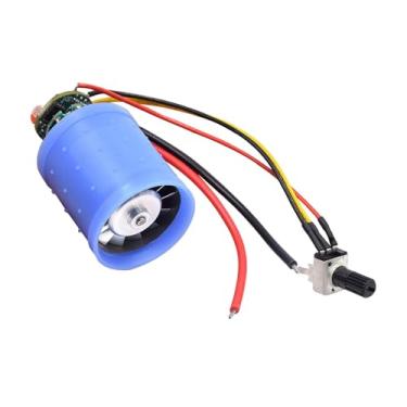 Imagem de shamjina Mini motor sem escovas com controlador de velocidade do driver, peça de atualização compacta e fácil de instalar para de resfriamento, 9 V 12 V 120000 Rpm