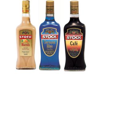 Imagem de Kit Licores Stock - Café, Marula e Curaçau Blue 720ml cada