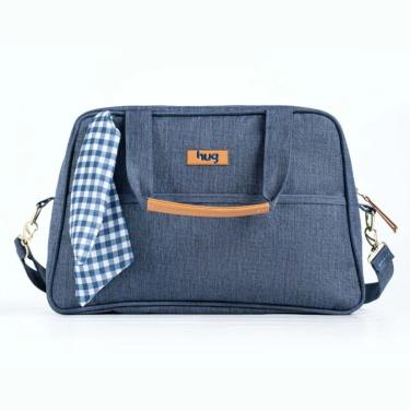 Imagem de Bolsa Maternidade Média Mescla Azul Marinho - Hug