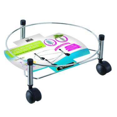 Imagem de Suporte para Vaso de Plantas Porta Botijão de Gás com Rodas Reforçadas