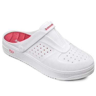 Imagem de Babuche Feminino Clog Urban Branco Goiaba Boaonda 2160-200-009