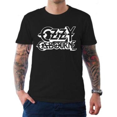 Imagem de Camiseta Ozzy Osbourne Camisa Black Sabbath Banda Rock Metal - King of