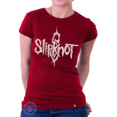 Imagem de Babylook Slipknot Camisa Banda Rock Blusinha Metal Band - King of Geek