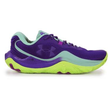 Imagem de Tênis Under Armour Buzzer 2 Roxo/Verde-Masculino