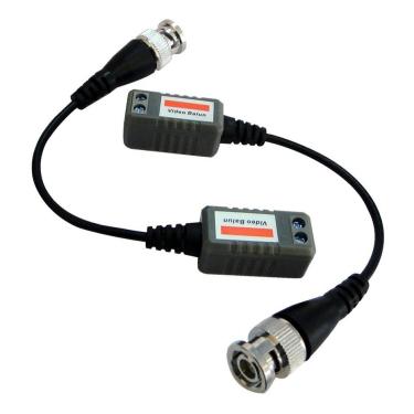 Imagem de Conversor Par Trançado Video Balun 400mts Cftv Rede Cat5e ( 2 UNIDADES )