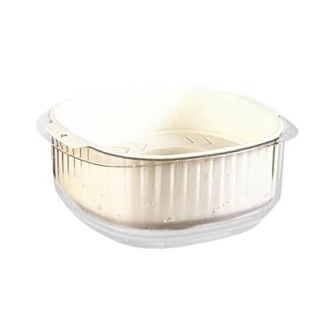 Imagem de IEUDNS Tanque de tartarugas Aquático para animais de estimação terrestres aquáticos Habitat de aquário de tartarugas, Dupla Camada