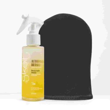 Imagem de Skelt Autobronzeador Bifasico 120Ml + Luva Aplicadora