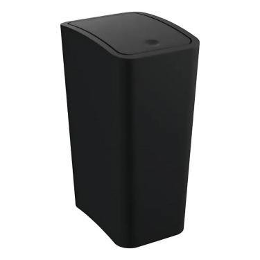 Imagem de Lixeira Cesto De Lixo Banheiro Cozinha Tampa Click 8 Litros