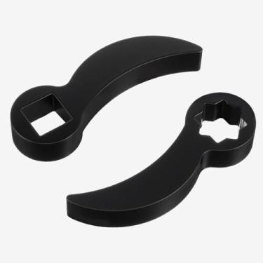 Imagem de Adaptador de chave de alavanca, ferramenta de remoção de meio eixo resistente de 1/5.1 cm, acessório de barra de catraca universal para reparo automotivo, cabeça de adaptador de pé de cabra