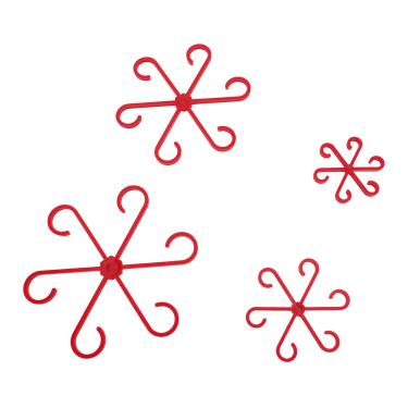 Imagem de Conjunto de 4 peças de suporte de caule de planta, suportes de haste de trepadeira de plástico, clipes de plantas reutilizáveis, clipes de videira para escalada em jardins domésticos e estufas