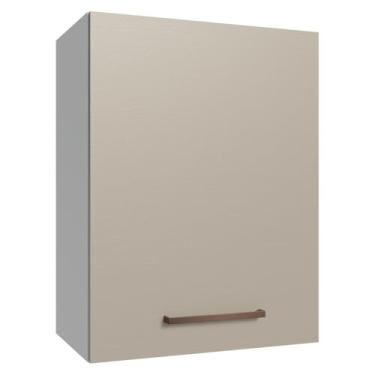 Imagem de Armário Aéreo 50cm 1 Porta Branco/crema Agata Madesa