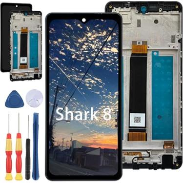 Imagem de Yuxyiony Nova tela de substituição para Blackview Shark 8 tela de reparo de tela LCD e acessórios de ferramenta de substituição