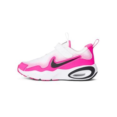 Imagem de Nike Tênis infantil Air Max Nova, Branco/preto/fúcsia a laser, 11 Little Kid