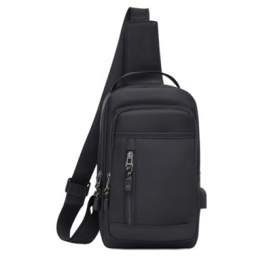 Imagem de Bolsa Transversal, ImpermeáVel, PráTica Bolsa De Ombro(RC1-Preto)