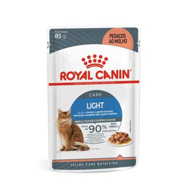 Imagem de Ração Úmida Light para Gatos Adultos Royal Canin Sachê 85G