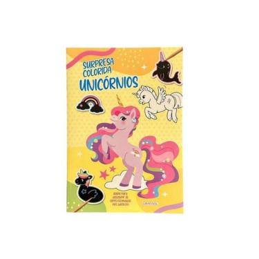 Imagem de Surpresa Colorida: Unicórnios - Raspe Para Descobrir As Cores Escondidas Nos Adesivos!