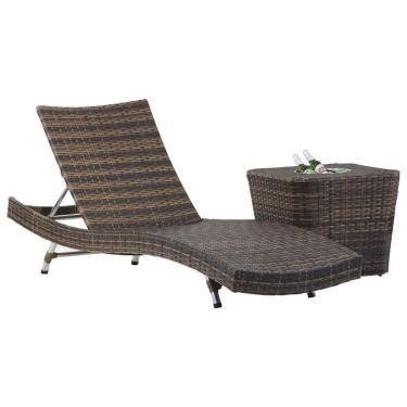 Imagem de Espreguiçadeira Bona E Mesa Grécia Com Balde Argila