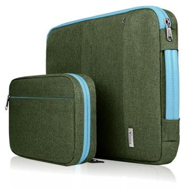 Imagem de Voova Capa para laptop de 15,6 polegadas compatível com MacBook Air 15 M2/M3/M4, MacBook Pro 15/16, 15-16 polegadas HP Lenovo Dell Acer, bolsa 2 em 1 à prova d'água para computador com bolsa de
