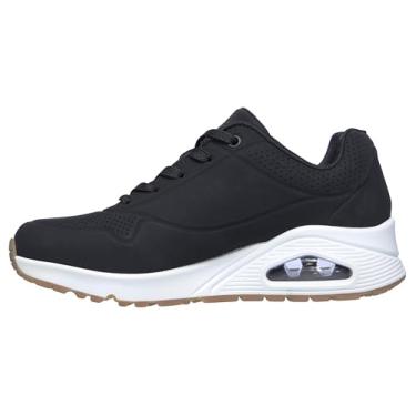 Imagem de Skechers Tênis feminino Skecher Street Uno - Stand on Air, preto/branco, 42, Preto/branco, 10 Wide