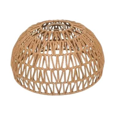 Imagem de Generic Abajur de corda de papel para luminária pendente, abajur de mesa, trançado à mão para café