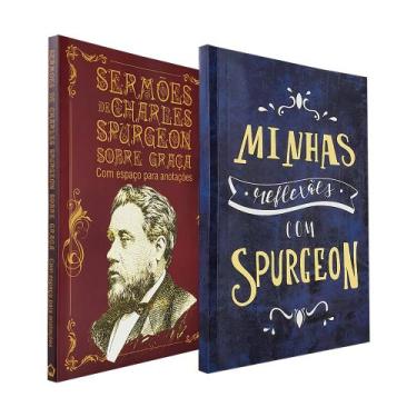 Imagem de Kit 2 Livros Sermões de Charles Spurgeon sobre Graça e Caderno Minhas 