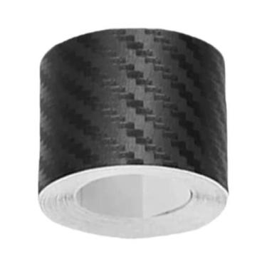 Imagem de Protetor De Soleira De Porta De Carro Em Fibra De Carbono Nano Anti-Ri