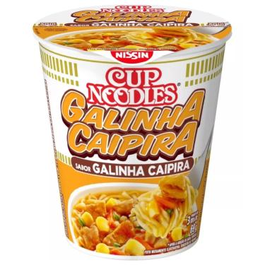 Imagem de Cup Noodles Macarrão Instantâneo Galinha Caipira Pote 69g