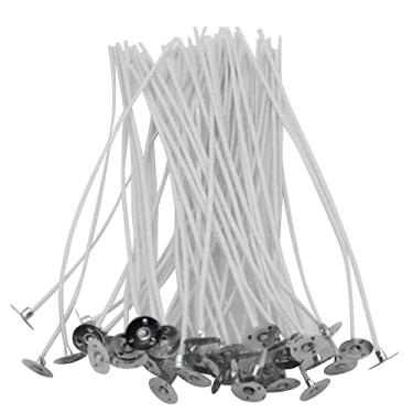 Imagem de 50PCS Fitil de Velas Pré-Cerados Kit Algodão para Fabricação DIY Longa Duração Chama Estável Baixo Sem Cheiro Químicos Ambientalmente Amigável Ideal Projetos Festas Decorações