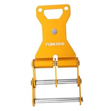 Imagem de Baoblaze Fivela de cinto de ferramentas com liberação rápida, fácil de instalar, compacta, leve e, feita de liga de alumínio para eletricistas e, Amarelo 60mm