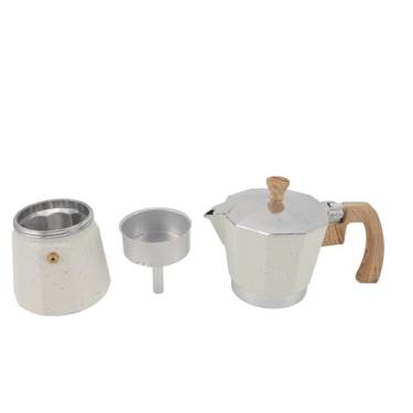 Imagem de Generic Pote Moka, Alumínio Preserva Sabores café Moka Pot para Camping (Bege)