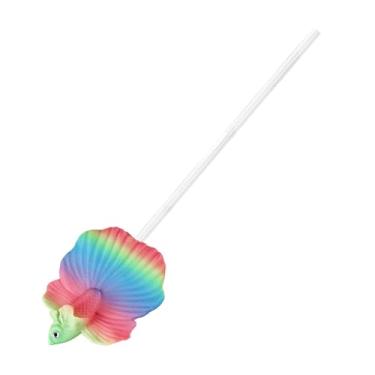 Imagem de IEUDNS Varinha de Treinamento para Peixe Betta, Acessórios de Decoração para Aquário, Varinha Interativa e para Treinamento da Cauda de Peixes, Candy de Arco -íris
