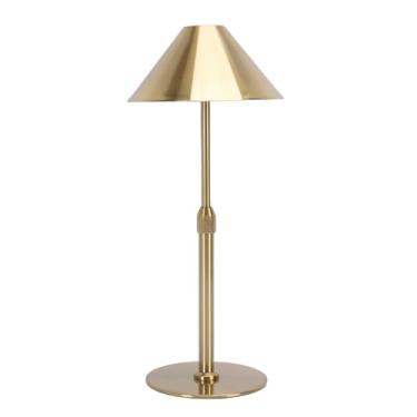 Imagem de Depisuta Abajur Sem Fio, Controle de Toque Recarregável USB Em Formato de Guarda-chuva, Altura Ajustável, Com Bateria de 1400mAh e 3 Temperaturas de Cor, para Mesa de Cabeceira