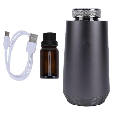 Imagem de OPPWONG Difusor de óleo Essencial Sem água Difusor de Aromaterapia Sem água Controle de Aplicativo Inteligente Liga de Alumínio 15ml Com Temporizador Luz Ambiente para Detecção