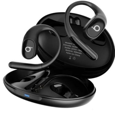 Imagem de Fone de Ouvido Bluetooth 5.4, Estéreo HD, 40h de Autonomia (7h Contínuas), Resistente ao Suor, Design Esportivo, Leve 65g, Controle Touch, Corrida e Dia a Dia. (Preto)