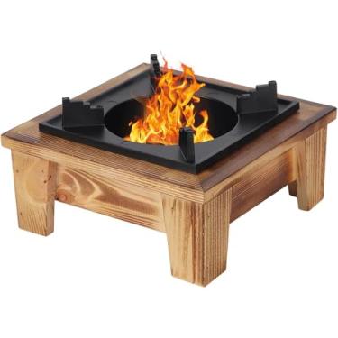 Imagem de Fogão a álcool, fogão a lenha, fogão portátil japonês, adequado para piquenique ao ar livre, fazer sopa, panela quente, grelhar carne, água fervente