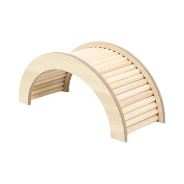 Imagem de Escada De Escalada Para Hamster, Ponte De Madeira S/M/L Para Porquinho