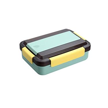 Imagem de Lancheira Material Lancheira Aço Inoxidável Isolado Multi Camadas Lancheira Portátil Lancheira Salada Frutas Recipiente para Alimentos (B)