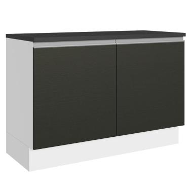 Imagem de Balcão de Pia Cozinha 100% MDF 120 cm 2 Portas Acordes Madesa