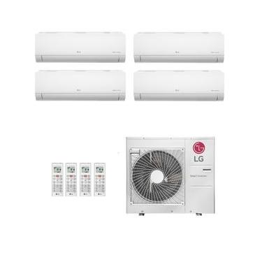 Imagem de Ar-Condicionado Multi Split Inverter LG 48.000 (2x Evap HW 7.000 + 2x Evap HW 18.000) Quente/Frio 220V