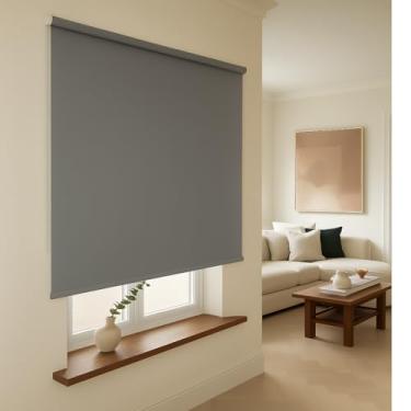 Imagem de Cortina Rolo Persiana Blackout 90 x 180 Cm Janela Quarto