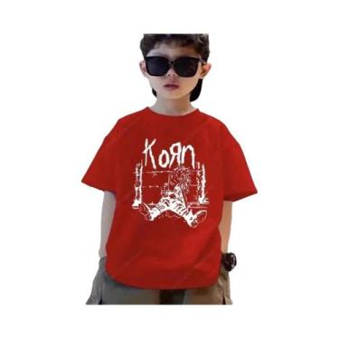 Imagem de Camiseta Infantil Unissex Retrô De Banda De Rock, Estilo Gótico Metal 