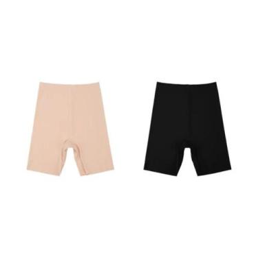 Imagem de Calcinhas Longas Sem Costura De Cintura Alta Para Mulheres Confortávei