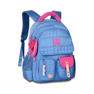 Imagem de Mochila de Costas Escolas Feminina Rebecca Bonbon matelassê coleção 20